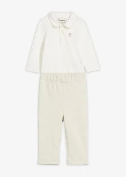 Body und Hose aus reiner Bio-Baumwolle (2-tlg.Set)|bonprix Discount