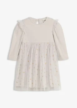 Bodykleid mit Rüschen und Tüll|bonprix Hot