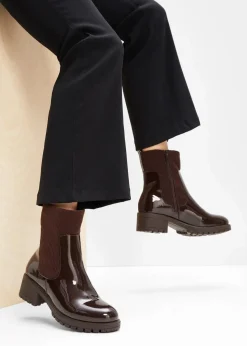 bonprix Schuhe & Accessoires In Spezialgrößen·Schuhe In Übergröße|Boots|Boot dunkelbraun