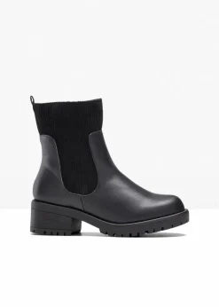 bonprix Boots|Schuhe & Accessoires In Spezialgrößen·Schuhe In Übergröße|Boot schwarz