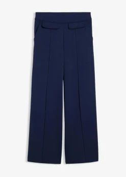 Bootcut Hose aus leicht glänzendem Viskose-Mix|bonprix Online