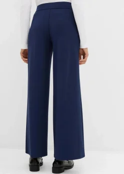 Bootcut Hose aus leicht glänzendem Viskose-Mix|bonprix Online