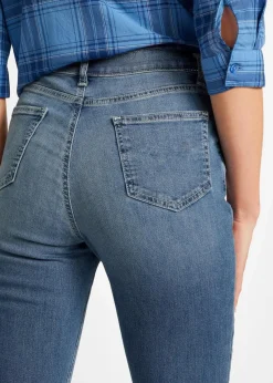 Bootcut Jeans Mid Waist, Bio-Baumwolle|bonprix Discount