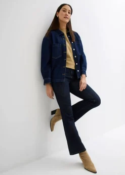 Bootcut Jeans Mid Waist, Stretch|bonprix Hot