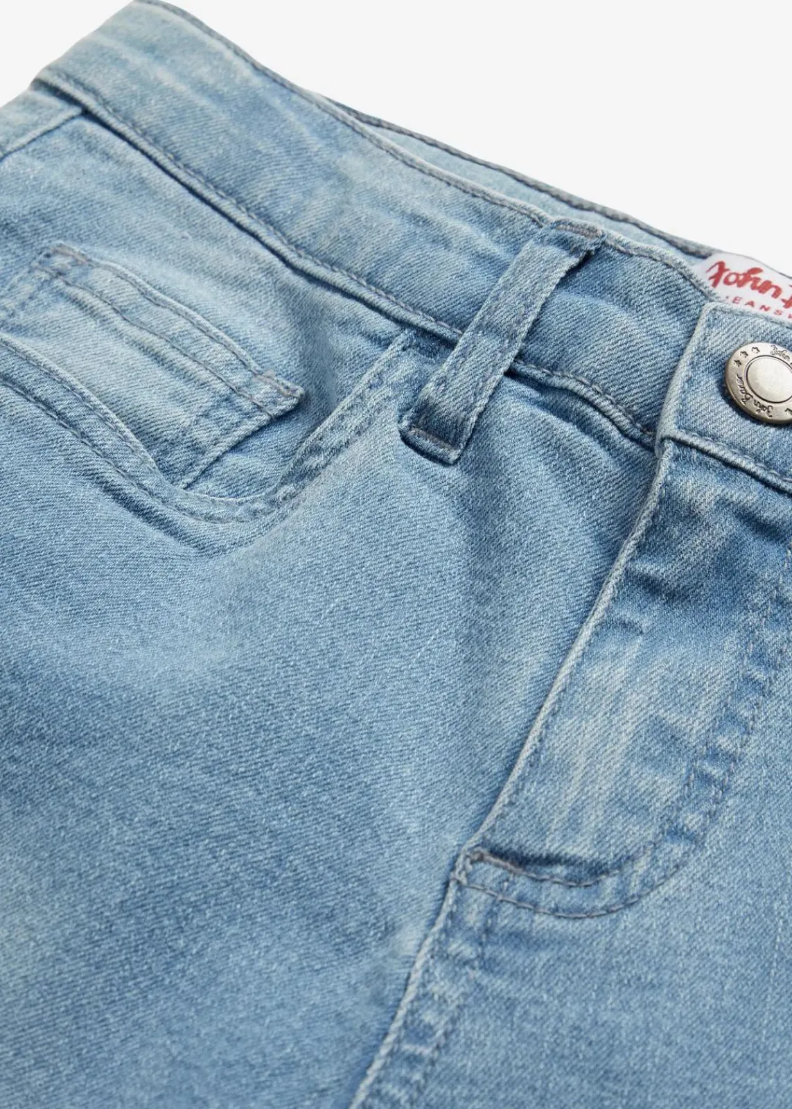 bonprix Mädchen 9-16 Jahre·Jeans|Bootcut-Jeans Mid Waist hellblau denim