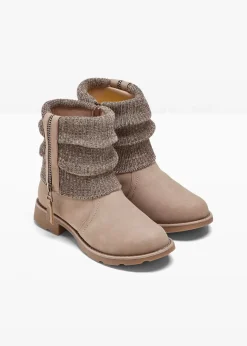 Boots mit Strickeinsatz|bonprix