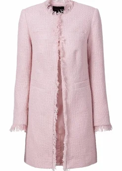 bonprix Blazer|Bouclé Longblazer hellrosa