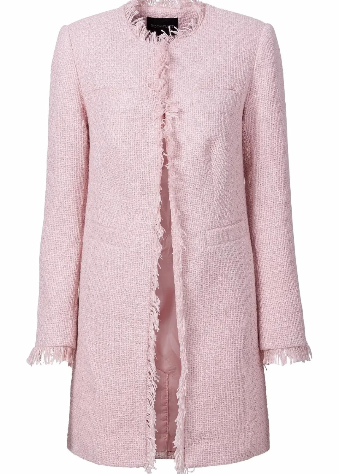 bonprix Blazer|Bouclé Longblazer hellrosa