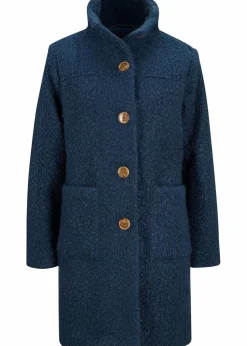 Bouclé-Mantel mit Taschen|bonprix New