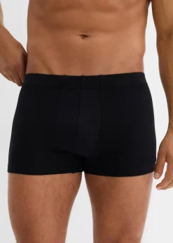 bonprix Boxershorts|Große Größen|Boxershorts eng mit Baumwolle (10er Pack) schwarz