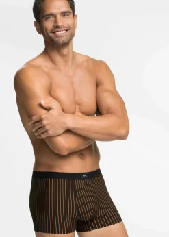 bonprix Boxershorts|Große Größen|Boxershorts eng mit Baumwolle (3er Pack) gestreift
