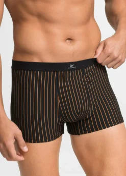 bonprix Boxershorts|Große Größen|Boxershorts eng mit Baumwolle (3er Pack) gestreift