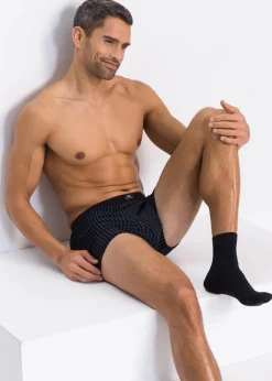 bonprix Boxershorts|Große Größen|Boxershorts eng mit Baumwolle (3er Pack) gestreift