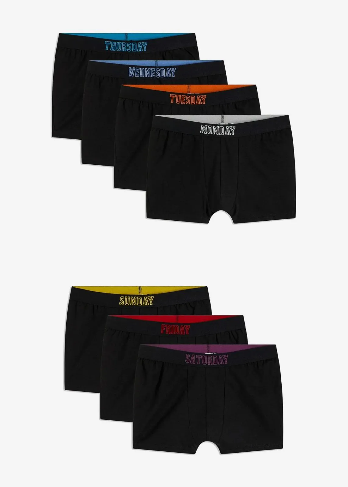 Boxershorts mit weicher Baumwolle (7er Pack)|bonprix Discount