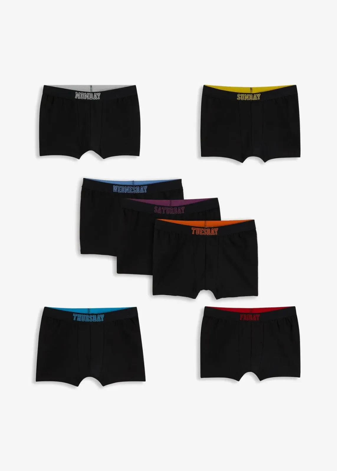 Boxershorts mit weicher Baumwolle (7er Pack)|bonprix Discount