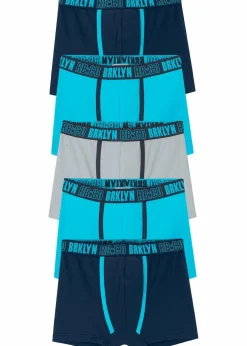 Boxershorts mit weicher Baumwolle (5er Pack)|bonprix New