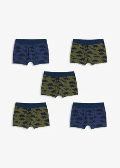 Boxershorts mit weicher Baumwolle (5er-Pack)|bonprix Sale
