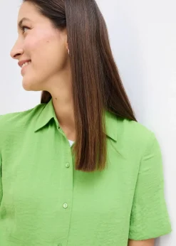 Boxy Bluse aus leichtem Crêpe|bonprix Hot