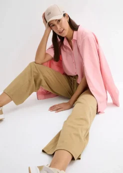 Boxy Bluse aus leichtem Crêpe|bonprix Sale