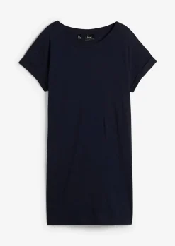 Boxy-Longshirt mit kurzen Ärmeln|bonprix Clearance