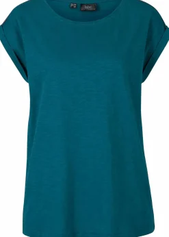 bonprix Nachhaltigere Materialien|Shirts & Tops|Boxy-Shirt blaupetrol