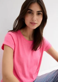 bonprix Basics|Shirts & Tops|Boxy-Shirt neonpink