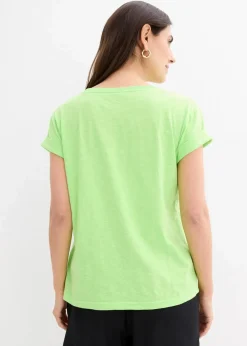 bonprix Basics|Shirts & Tops|Boxy-Shirt neongrün