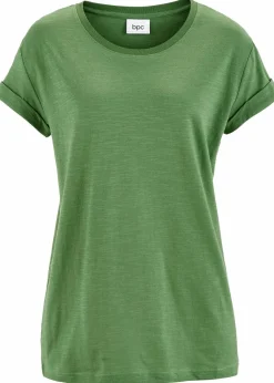 bonprix Basics|Shirts & Tops|Boxy-Shirt grün