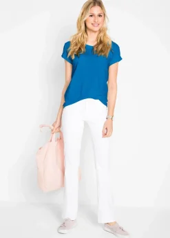bonprix Basics|Shirts & Tops|Boxy-Shirt azurblau
