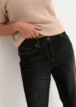 Boyfriend Jeans Mid Waist, Stretch|bonprix Discount