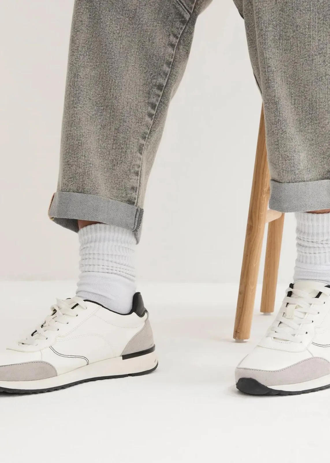 bonprix Bekleidung·Shirts & Tops|Jeans|Boyfriend-Jeans mit Vintagewaschung grau denim