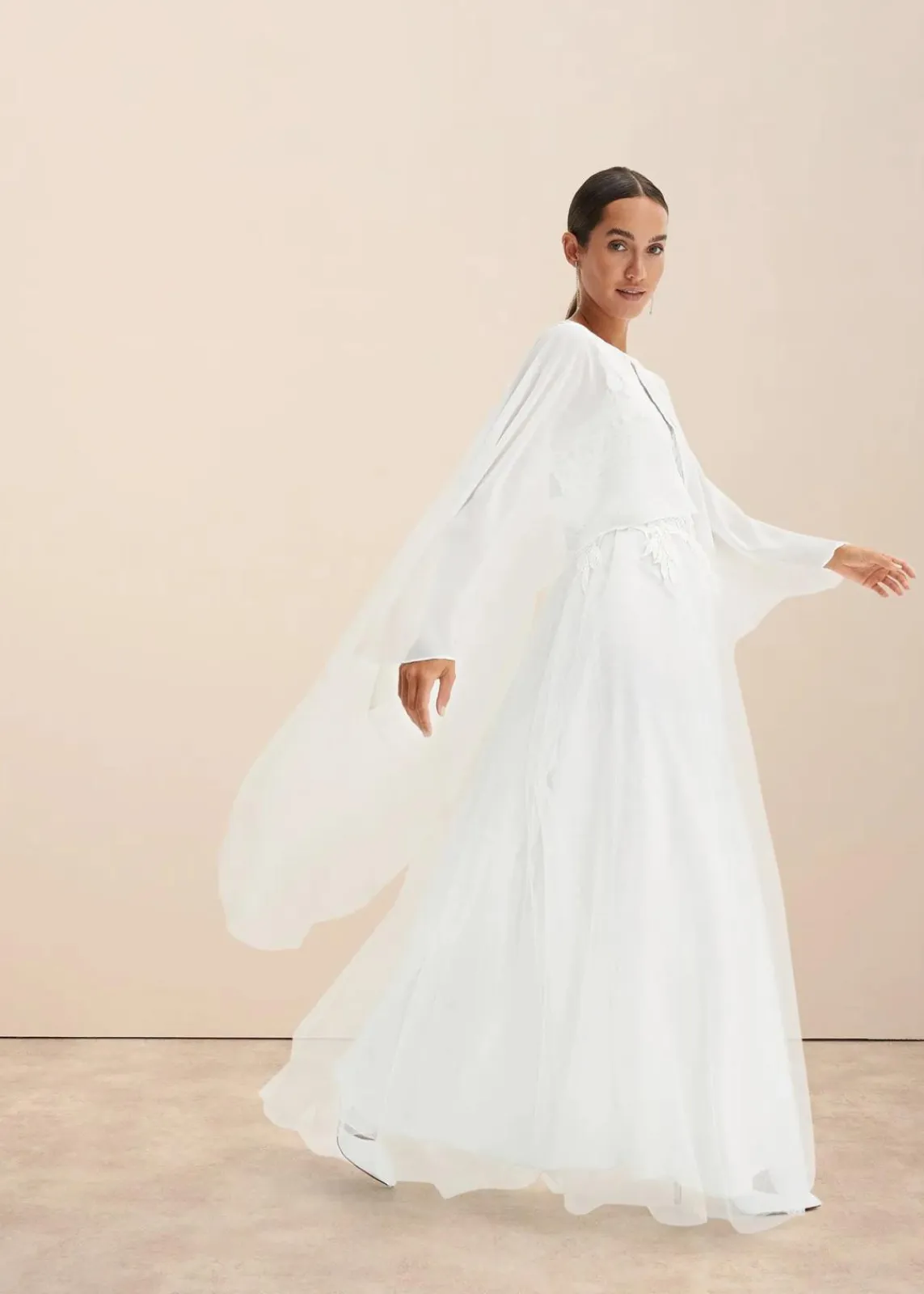 bonprix Kurzgrößen|Bekleidung·Pullover & Strickjacken|Brautkleid aus Tüll und Spitze