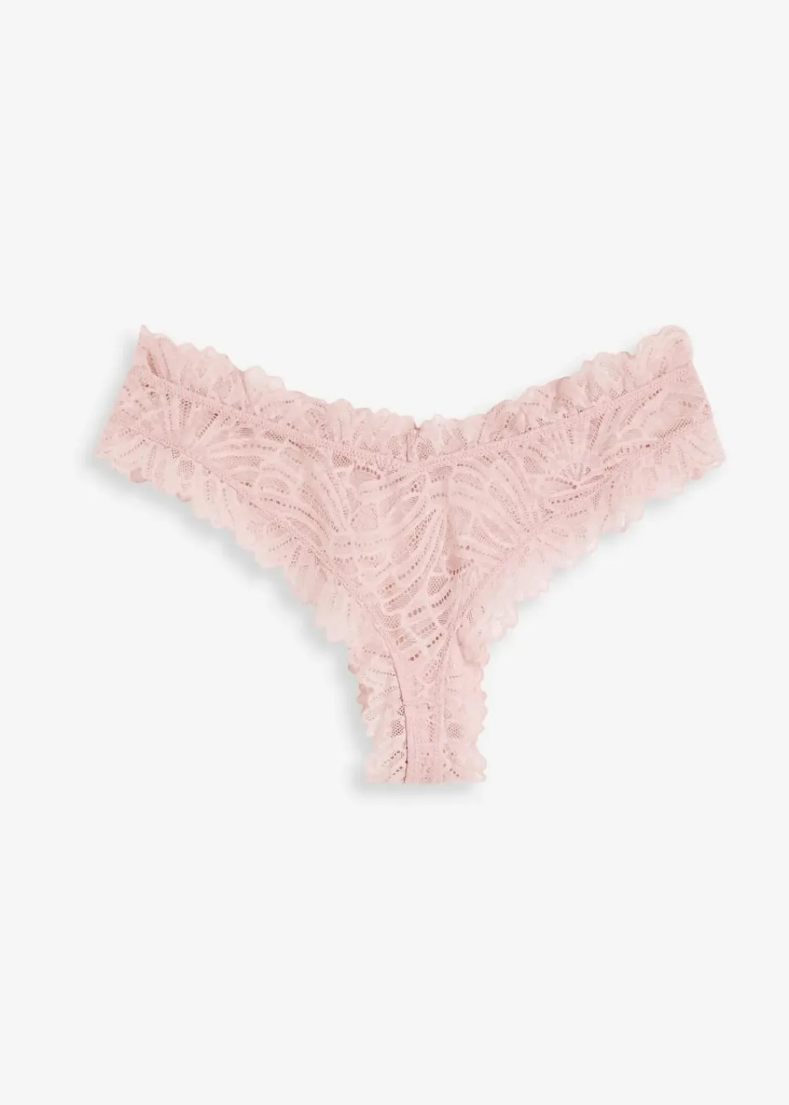 bonprix Wäsche·Dessous|Wäsche·Höschen|Brazilslip aus Spitze hellrosa