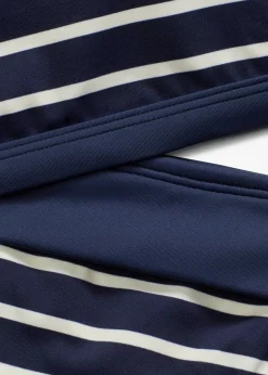 bonprix Nachhaltigere Materialien|Bikinis|Bustier Bikini (2-tlg.Set) dunkelblau/weiß gestreift