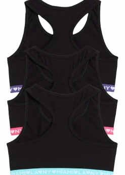 Bustier mit weicher Bio-Baumwolle (3er Pack)|bonprix New