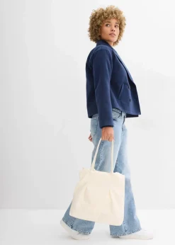 bonprix Jacken & Mäntel|Bekleidung·Hosen|Cabanjacke, Wollimitat dunkelblau