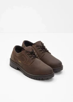 Camel Active Slipper & Halbschuhe|Schnürschuhe aus Leder braun