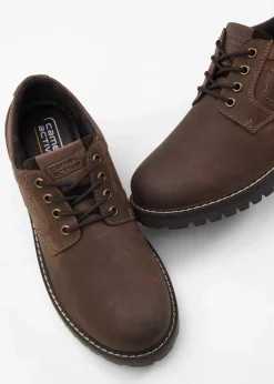 Camel Active Slipper & Halbschuhe|Schnürschuhe aus Leder braun