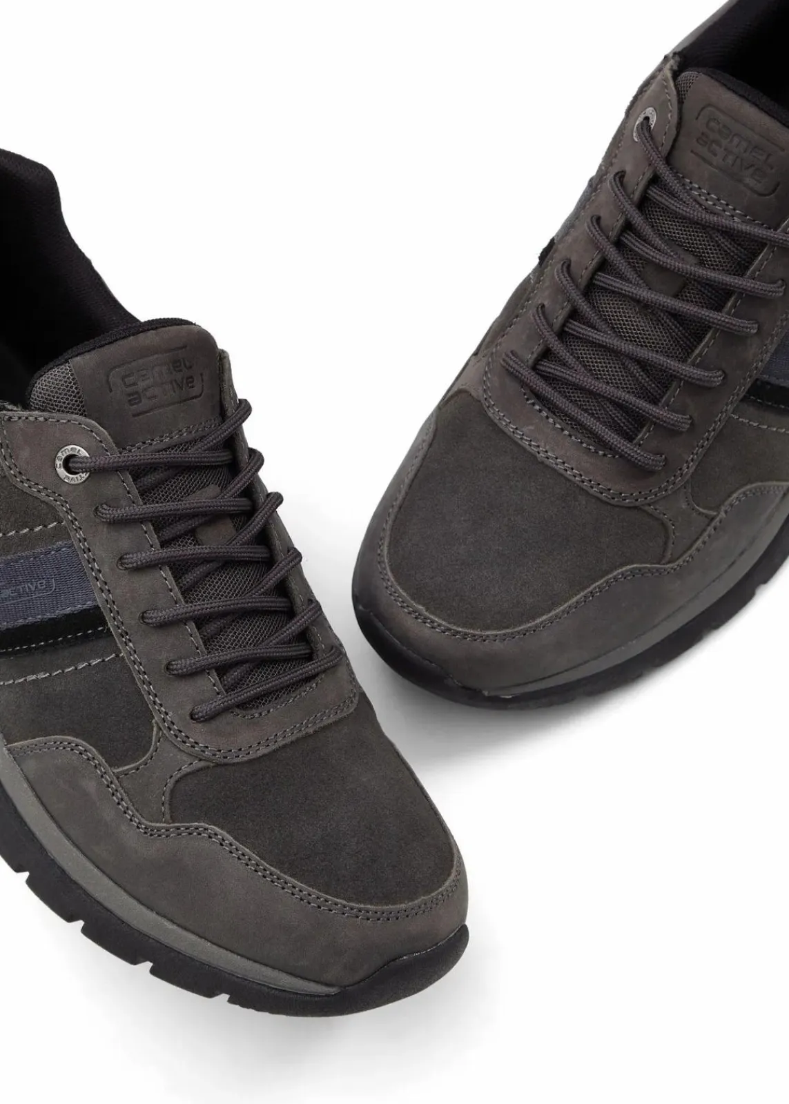 Camel Active Sneaker|Sneaker aus Leder anthrazit