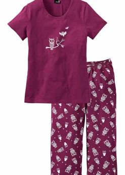Capri Pyjama mit kurzen Ärmeln|bonprix Online
