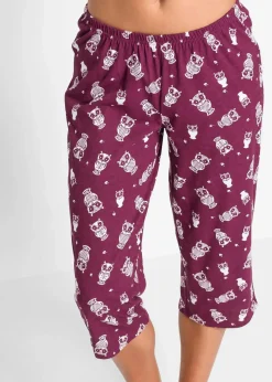 Capri Pyjama mit kurzen Ärmeln|bonprix Online