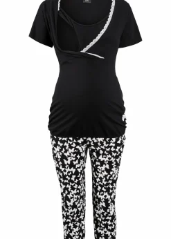 Capri Still Pyjama mit Bio-Baumwolle|bonprix Outlet
