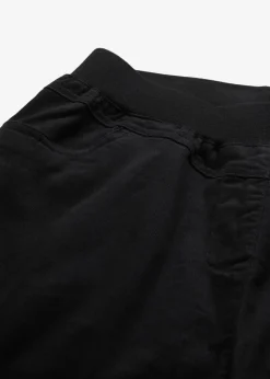 bonprix Bekleidung·Kleider|Hosen|Capri-Hose aus Baumwoll-Mix schwarz