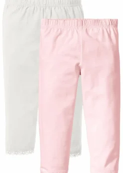 Capri-Leggings mit Bio-Baumwolle (2er Pack)|bonprix New