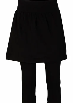 bonprix Bekleidung·Kleider|Nachhaltigere Materialien|Capri-Leggings mit Rock aus elastischem Baumwoll-Mix schwarz