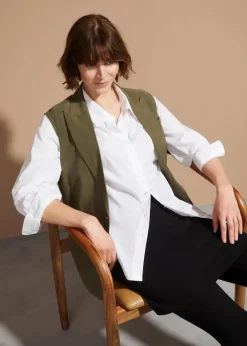 bonprix Bekleidung·Kleider|Nachhaltigere Materialien|Capri-Leggings mit Rock aus elastischem Baumwoll-Mix schwarz