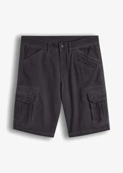 bonprix Große Größen|Shorts|Cargo-Bermuda, Loose Fit schiefergrau
