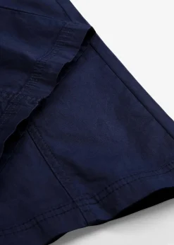 bonprix Hosen|Bekleidung·Kleider|Cargohose aus Baumwolle, Mid Waist dunkelblau