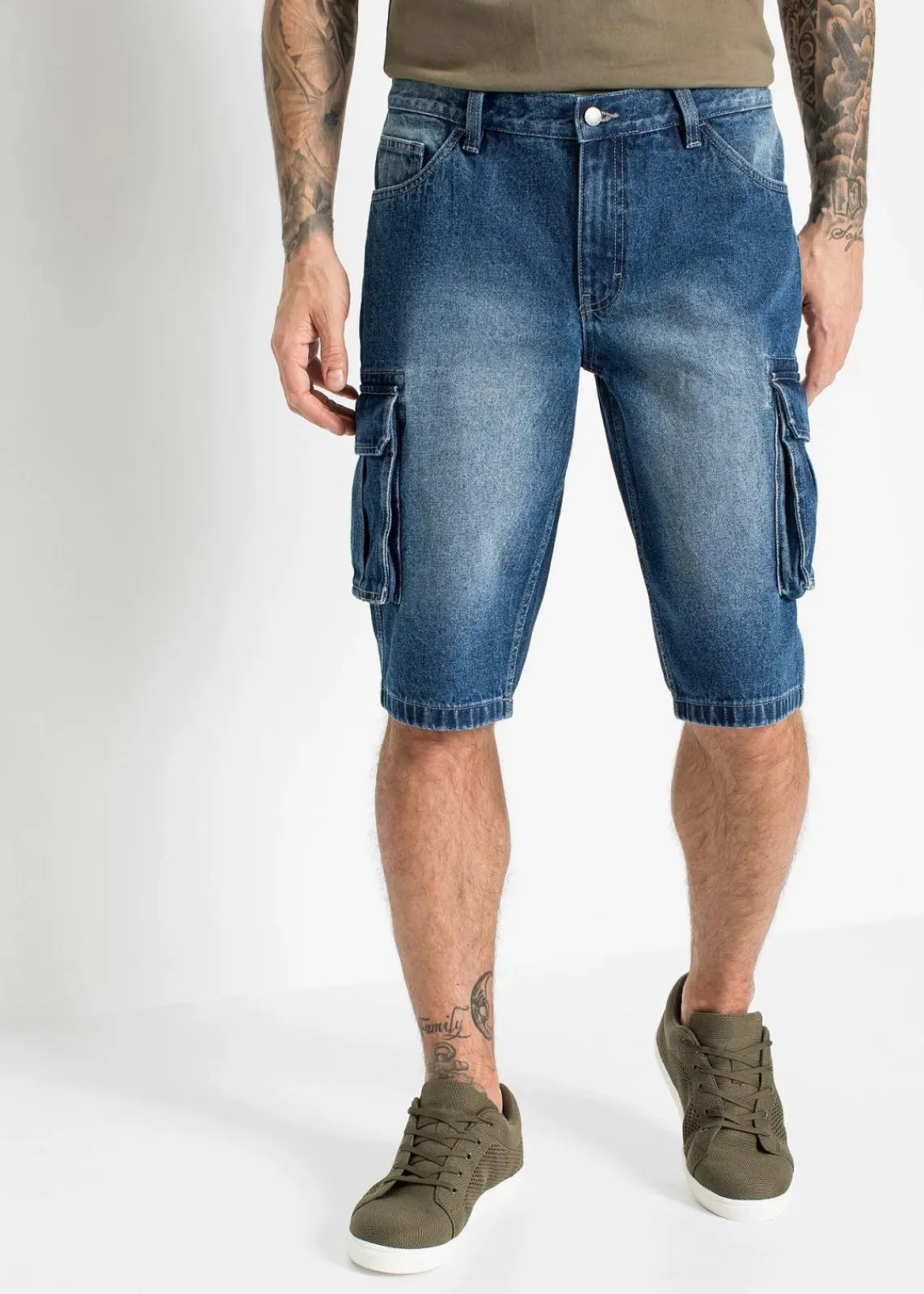 Cargo-Jeans-Longbermuda, Relaxed Fit|bonprix Sale