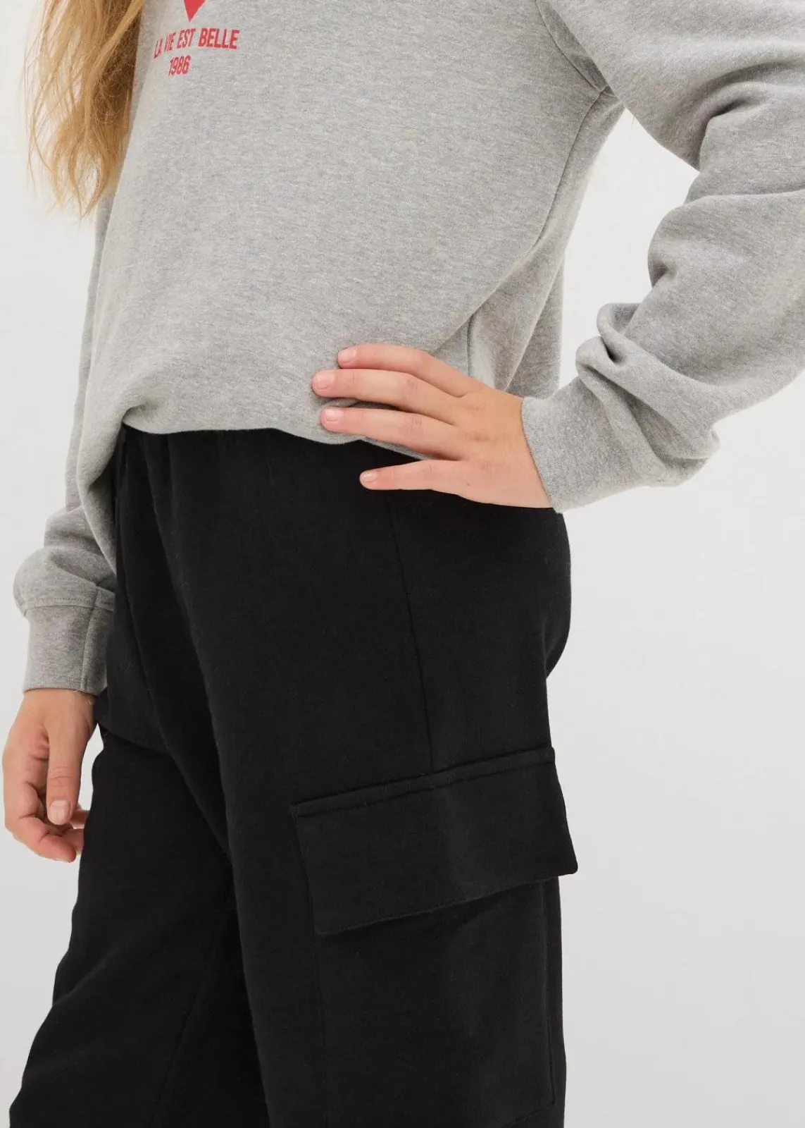 Cargo-Jogginghose aus reiner Bio-Baumwolle|bonprix Best